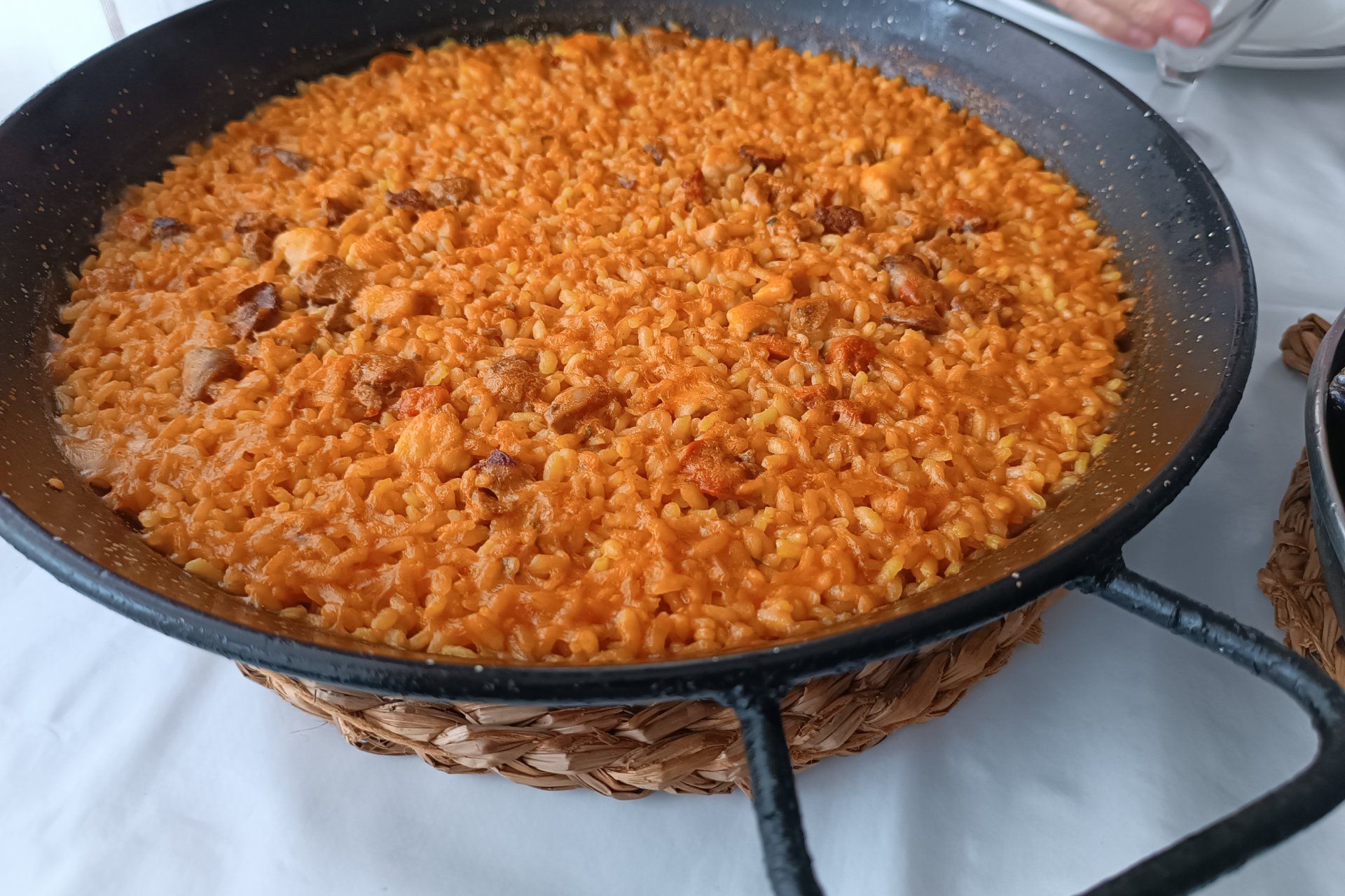 Paellas para llevar en Peñíscola cocinadas al momento. Arroz del chef.