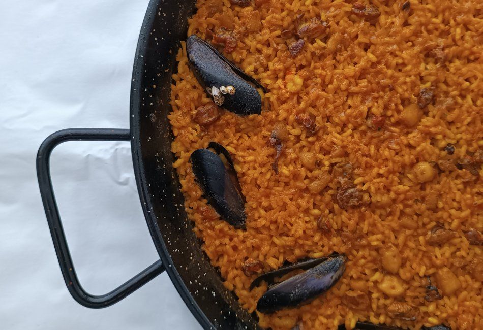 Paellas para llevar en Peñíscola fines de semana. Arroz del chef.