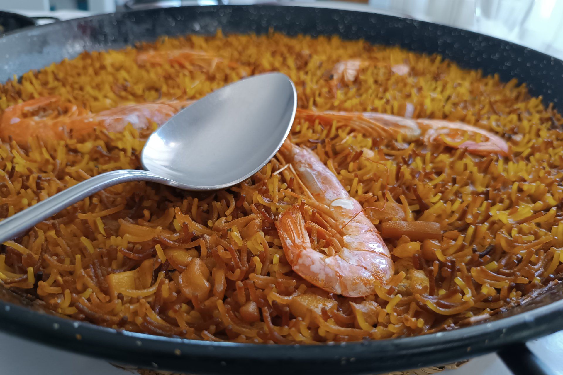 Restaurante de paellas para llevar en Peñíscola. Fideua.